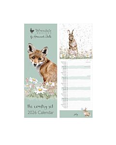 Wrendale Designs The Country Set Slim Calendar 2026